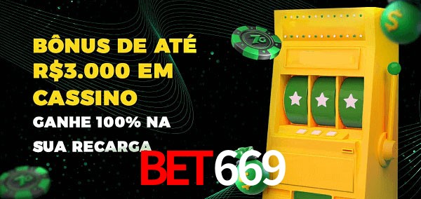 Bet669 melhor bônus de depósito